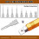 Electrical Pin Removal Tool Kit,Double Tip Replacement Terminal Removal Tool,Suitable for AMP,Metri Pack, Connector 6