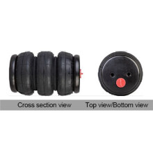 2X Single 1/2 Port Inch Npt Air Suspension 113mm Suspension Rubber for Truck
