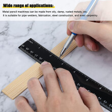 2X Matita da Carpentiere Solida, con Ricariche per Matite da 24 Pezzi, Matite Meccaniche per Il Taglio 'Acciaio, Set di Matite Automatiche da 2 mm