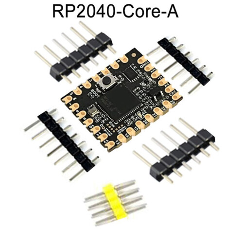 For Raspberry Pi  Stamp Hole Development Board RP2040-Core-A RP2040 Multifunction Dual Core Processor,C 2