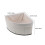 Decorative Bamboo Storage Basket with Liner for Kitchen Bathroom 2