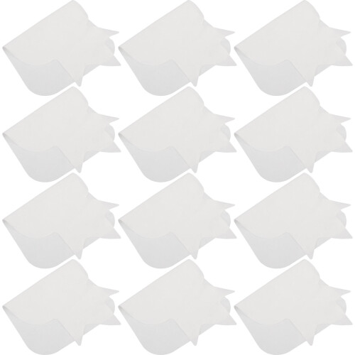 100Pièces Serviettes Absorbantes Blanches Portables Design 2