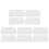 100Pièces Serviettes Absorbantes Blanches Portables Design 5
