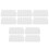 100Pièces Serviettes Absorbantes Blanches Portables Design 9