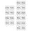 10Paires Autocollants Push Pull Blancs En Pour Usage 7