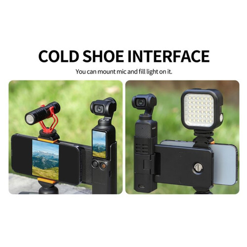for Osmo Pocket3 Expanding Phone Holder Adapter Protective Frame Organizer Cold Boot Multifunctional Accessory 1