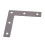 10X Angle Plate Corner Brace Flat L Shape Repair Bracket 80mm X 80mm 2