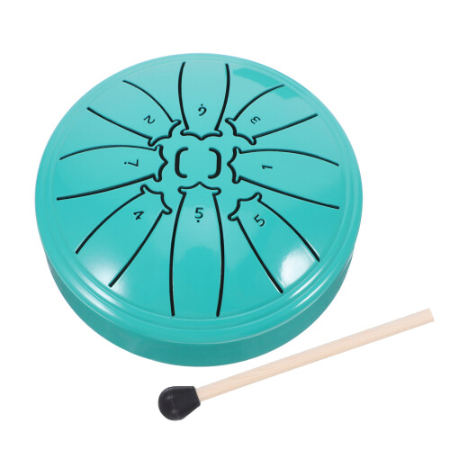3Pièces Instruments De Percussion Mini En Acier Colorés Pour Débutants 1
