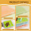 Armazenamento de Papel para Scrapbook de 12x12 Polegadas, Conjunto com 4 Caixas Armazenamento de Arquivos de Plástico, Caixa Organizadora de 2
