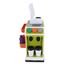 Pretend Shop Cash Register with Coffee Machine