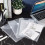 96 Pack Plastic Envelopes, 7 X 10 File Envelope with Hook & Loop Closure Storage Bags A5 Clear File Folders for School 4