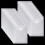 96 Pack Plastic Envelopes, 7 X 10 File Envelope with Hook & Loop Closure Storage Bags A5 Clear File Folders for School 6