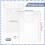96 Pack Plastic Envelopes, 7 X 10 File Envelope with Hook & Loop Closure Storage Bags A5 Clear File Folders for School 7