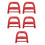 5Pièces Ergonomique Rouge En Pour Chariot De Course 4