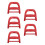 5Pièces Ergonomique Rouge En Pour Chariot De Course 7