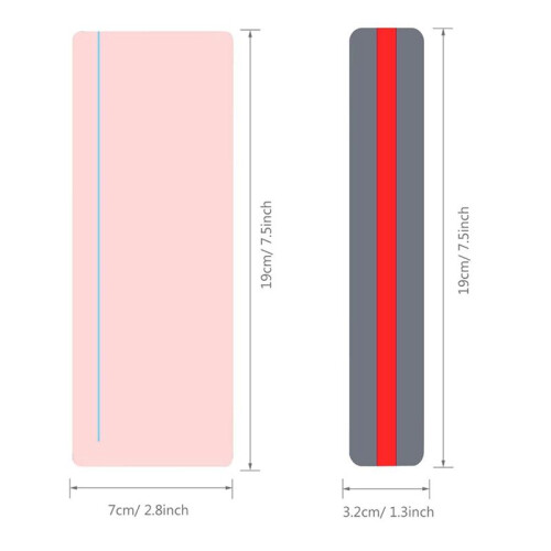 40 Pack Reading Guide Strips Colored Overlay Highlight Bookmarks Reading Tracking Rulers for Children And Dyslexics 1