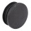 Black Plastic 35mm Dia Blanking End Caps Round Tube Insert 5 Pcs 5