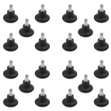 20Pcs Bell Glides Replacement Office Chair Wheels Stopper Office Chair Swivel Caster Wheels, 2 Inch Stool Bell Glides