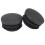 Black Plastic 35mm Dia Blanking End Caps Round Tube Insert 5 Pcs 8