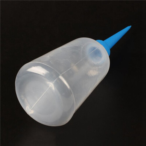 4X Bottiglia 250Ml Trasparente Bianca Blu Plastica Liquid Glue Applicatore 2
