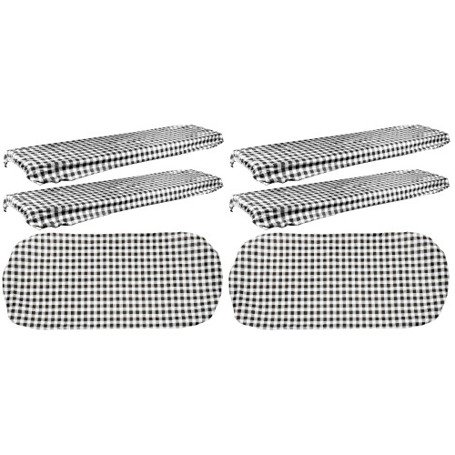 2Sets Outdoor Picknick- - Und Bankdecken Set Elastisch Bunt 1
