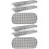 2Sets Outdoor Picknick- - Und Bankdecken Set Elastisch Bunt 5