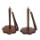 Portable Walnut Wood Wrist Yarn Holder - 18.2cm Knitting Organizer 8