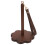 Portable Walnut Wood Wrist Yarn Holder - 18.2cm Knitting Organizer 15