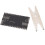 Guitar Luthier Tools Kit with String Action Ruler & Wrench, Metal 14