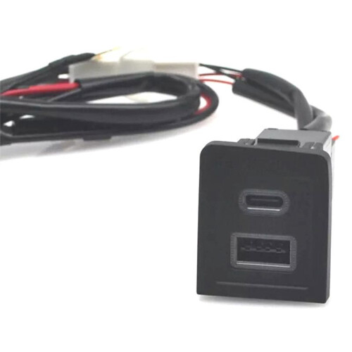 Auto-USB-Ladegerät PD Quick Charge QC3.0 Telefon-Ladeadaptersteckdose für  Multivan T5 2003-2015 1