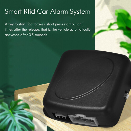 RFID Car Alarm System Push Engine Start Stop Button Lock Ignition Immobilizer with Remote Keyless Go Entry System 12V 2