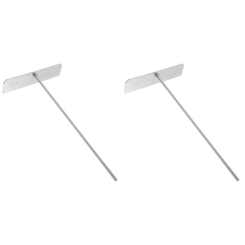 2Pcs Professional Stainless Steel Crepe Maker Pancake Tool 1