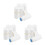 15Pcs Travel White Plastic Sponge Head Applicator Bottles 7