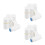 15Pcs Travel White Plastic Sponge Head Applicator Bottles 8
