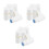 15Pcs Travel White Plastic Sponge Head Applicator Bottles 9
