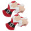 32Pcs Multi Fabric Christmas Silverware Holders Reusable Utensil Pouch 2