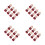 32Pcs Multi Fabric Christmas Silverware Holders Reusable Utensil Pouch 4