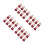 32Pcs Multi Fabric Christmas Silverware Holders Reusable Utensil Pouch 7