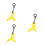 3St Compact Gele Achter Derailleur Houder Nylon Sterk 8
