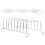 8Pièces Support Grille-Pain Acier Pour Friteuse Usage 2
