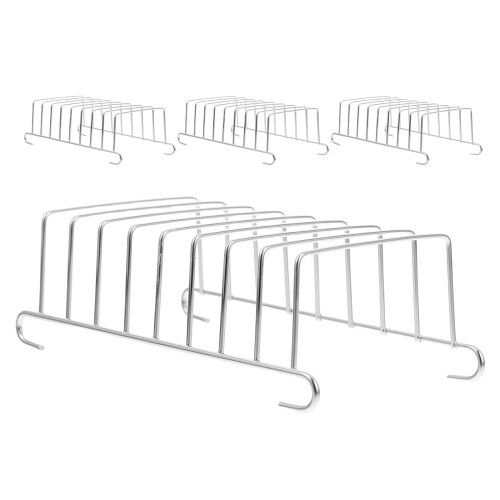8Pièces Support Grille-Pain Acier Pour Friteuse Usage 1
