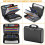 2X Fireproof File Organizer with Lock, Hard-Shell Case Fireproof Document Box with 13 Accordion File Folder 3