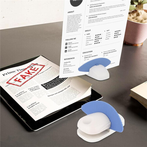 4pcs Non-Slip Document Holder Stand for Desktop - Ideal for Office Typing and Reading 2
