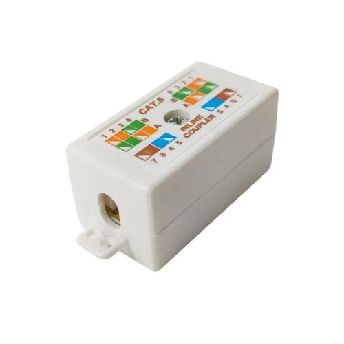 4X RJ45 Cat6 Junction Box for Ethernet Networking Cable Connection Accessories 2