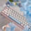164 Keys  Profile Keycaps Set for Mechanical Keyboards, Double Shot PBT+PC 5