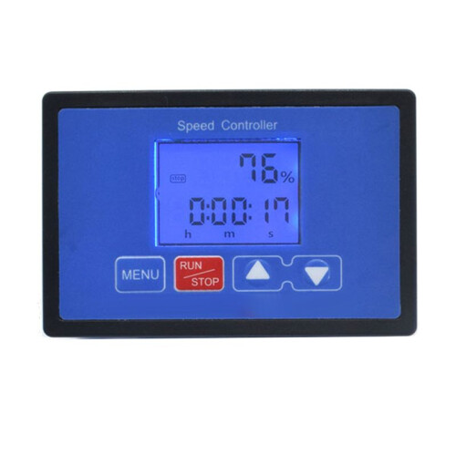 10X LCD Digital Display Tachometer Adjustable 30A PWM  Motor Speed Controller Timing Remote Control 12V 24V 36V 48V