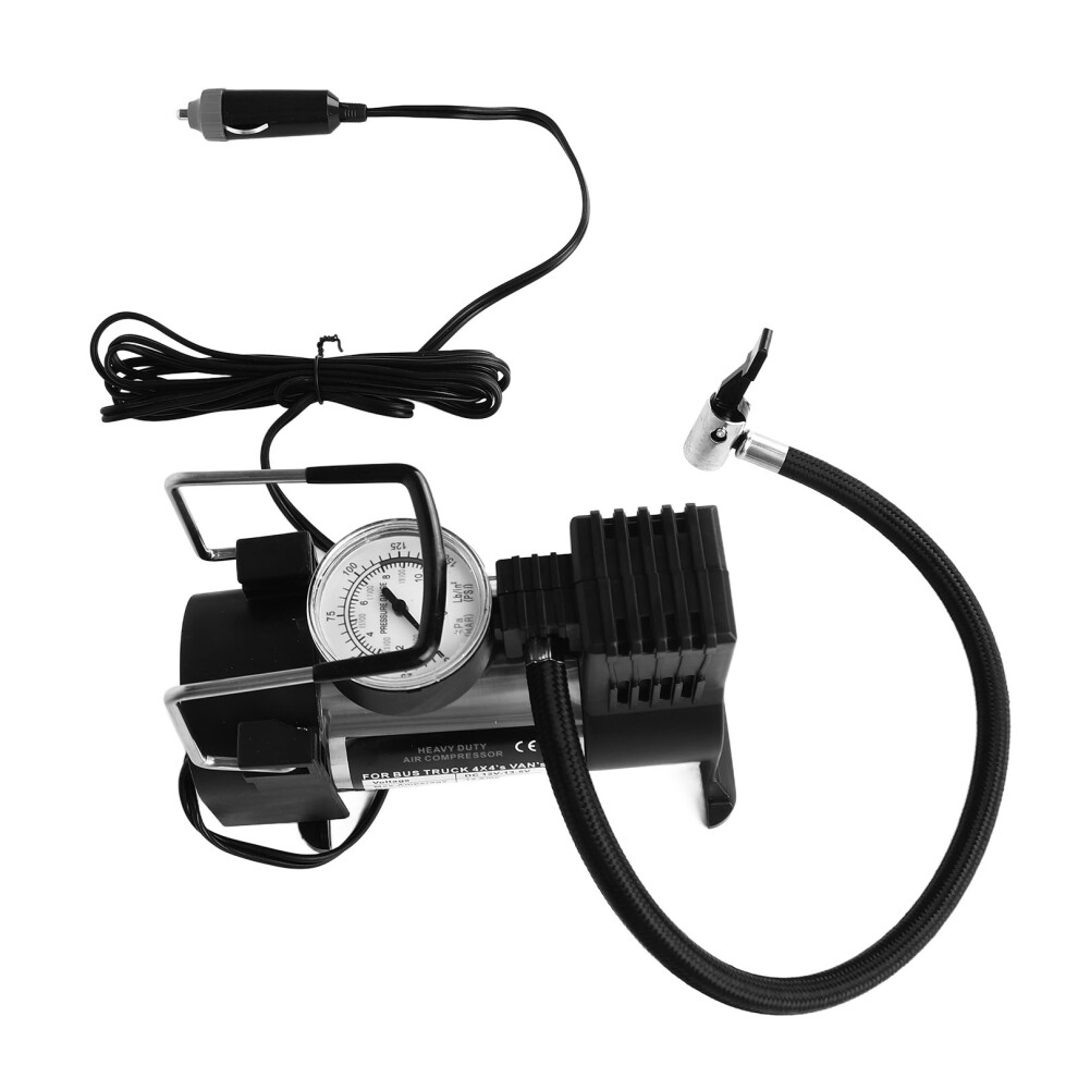 150Psi Car Tire Inflator Air Pump Compressor, 12V, Compact 15X7x11cm 7601389635154