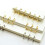 24 Pcs 3 Ring Book Rings Leaf Binders Office Book Rings Snap Split Hinged 20mm Inner Diameter Book Ring Gold 4