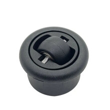 10Pcs 360 Free Rotation Hidden Universal Wheel Universal Slotted Push-Pull Table Furniture Bottom Silent Directional