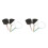2Pcs Bathroom Handheld Mirror Premium Plastic Frame for Makeup 4